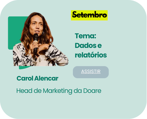 Carol Alencar - HEad de Marketing da Doare